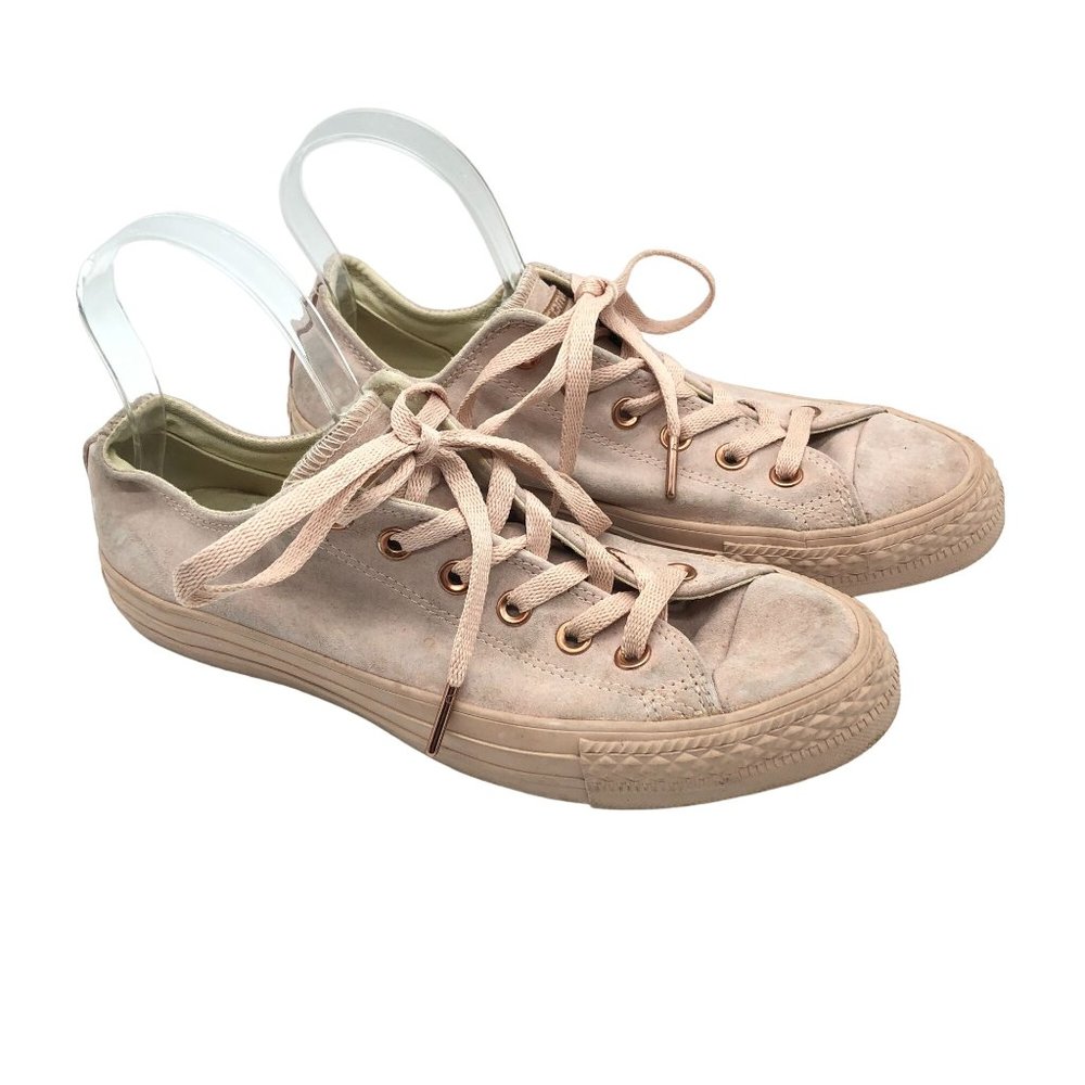 Converse Leather Sneakers Low Top Light Pink Mens 6.5 Womens 8.5